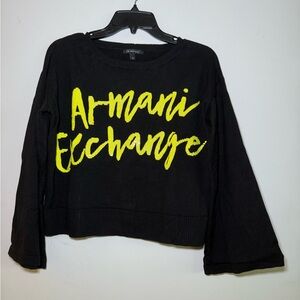 PRE-OWNED - Women’s Armani Exchange Black Sweater - Xsmall